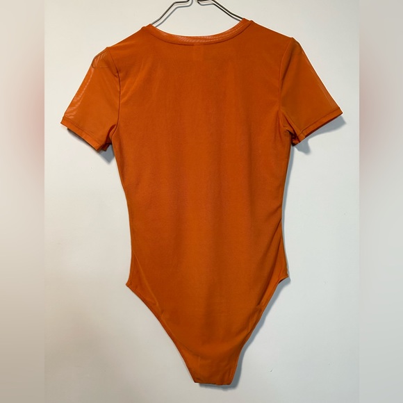 Parade Orange Bodysuit NWOT Size S - Picture 2 of 2